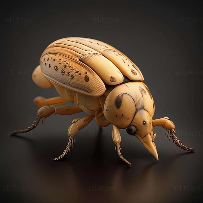 3D модель Microlophus bivittatus (STL)